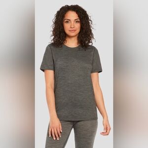 NWT Terramar Merino Pro Series 1.0 T-Shirt | L | Dark Grey Heather Merino Wool